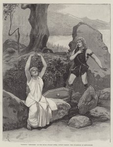 Wagners Siegfried, in der Royal Italian Opera, Covent Garden, das Erwachen von Brunnhilde